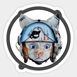 Hero Cat Sticker